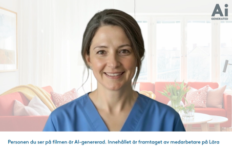 Skärmbild från uppdrag: E-utbildning för medarbetare – från manus till interaktiv e-learning
